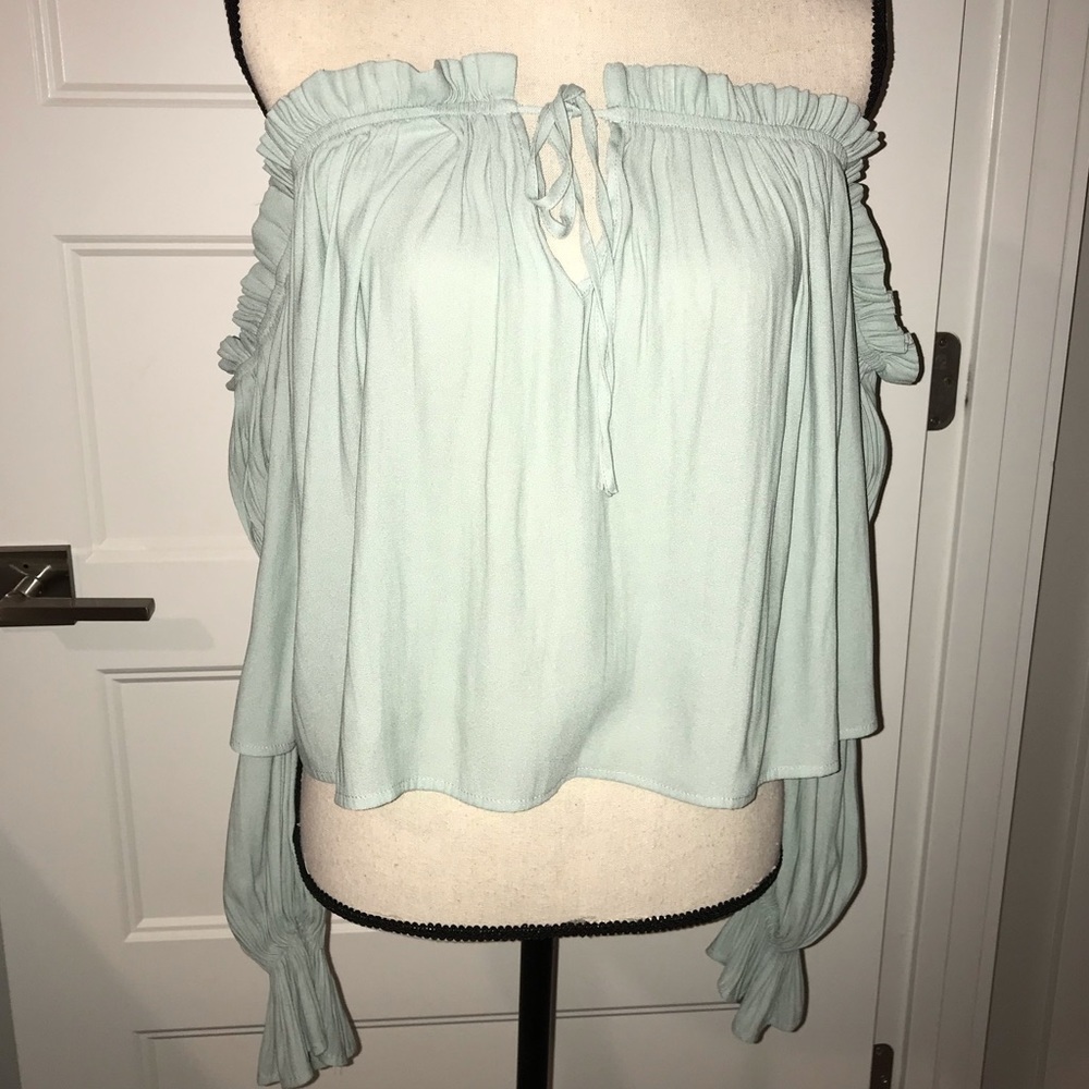 Off the Shoulder Peasant Top